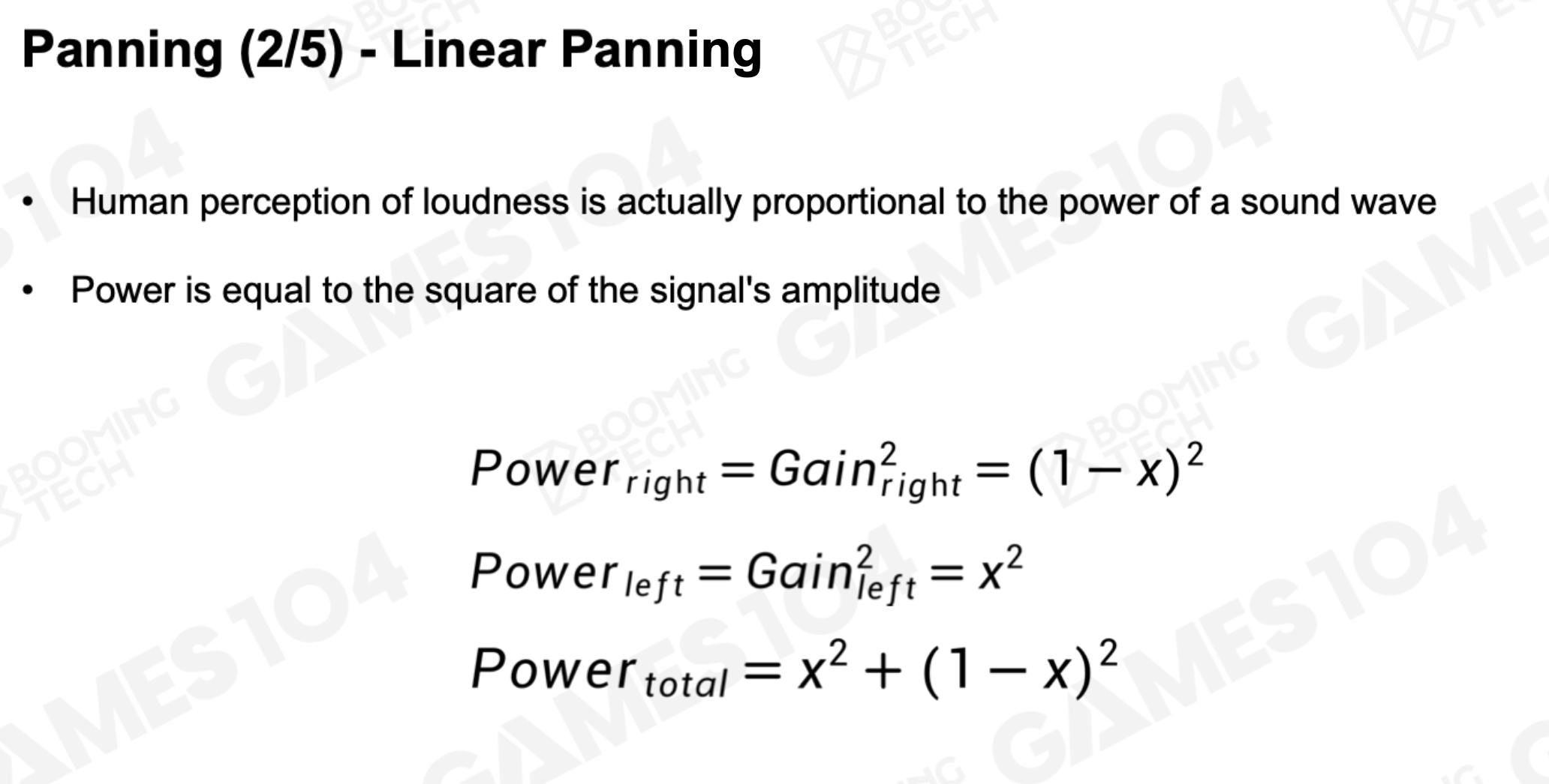 Linear Panning1