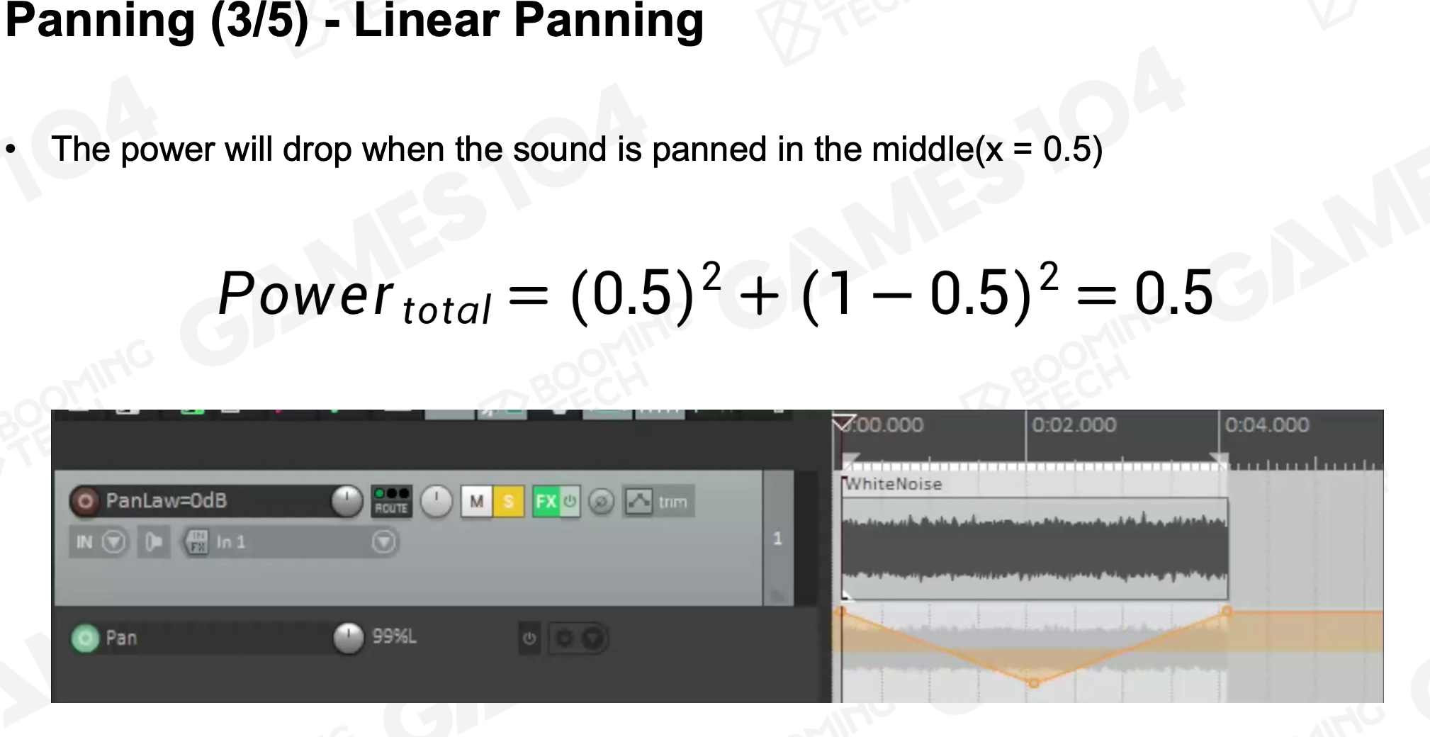 Linear Panning2